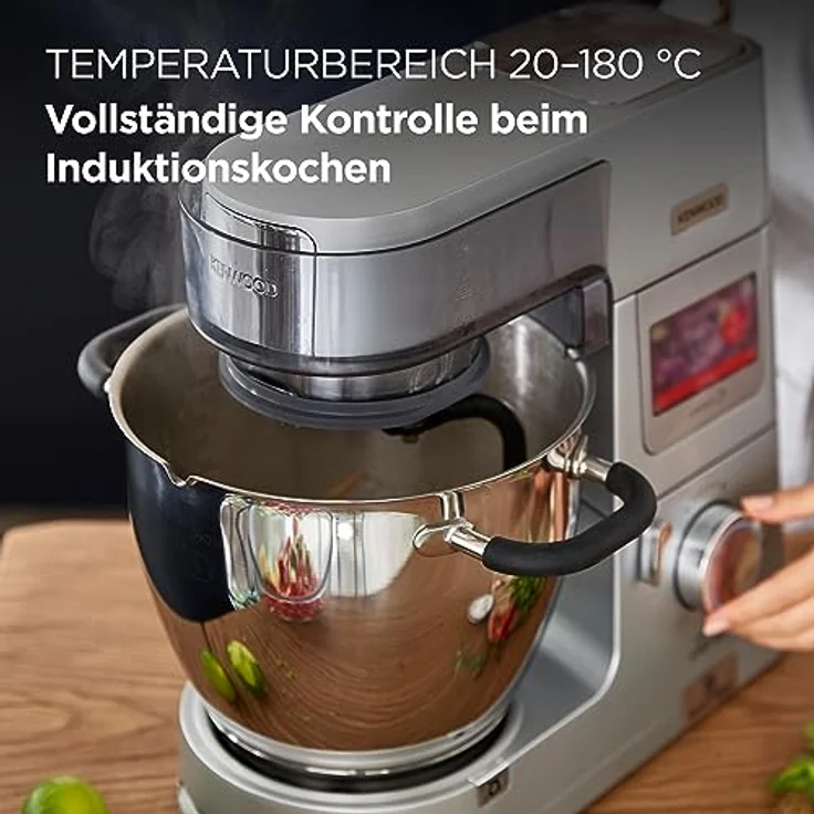 Kenwood KCL95.424SI Cooking Chef XL Titanium Küchenmaschine, 1500W, 6,7L Schüssel, silber, Serie: Titanium Chef XL – Bild 2