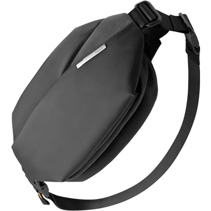Inateck Sling Bag X, Kompakte Bauchtasche 3L, Wasserdicht mit organisierter Aufbewahrung, Schwarz – Bild 1