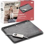 Imetec Fußwärmer Intellisense, digital gesteuert, 5 Temperaturen, automatische Abschaltung, hypoallergen, maschinenwaschbarer Bezug