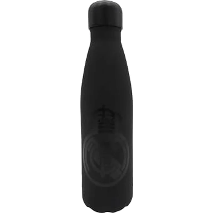 CYP Brands Real Madrid Edelstahl-Wasserflasche, 550 ml, luftdichter Verschluss, offizielles Produkt mit mattem Wappen-Druck – Bild 1