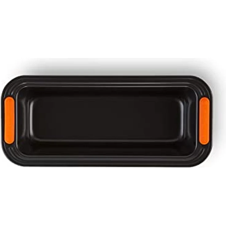 Le Creuset Antihaft Kastenform, Rechteckig, 30 x 11,5 x 7 cm, PFOA-frei, Sauerteigbeständig, Aus Karbonstahl gefertigt, Anthrazit-Orange – Bild 2