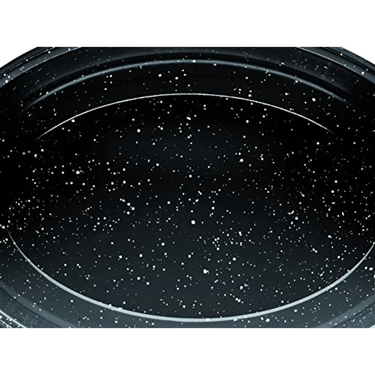 GSW 410571 Gourmet Ceramica Induktion Bräter XL oval mit Aroma-Glasdeckel 38x25cm - ca. 8,5 Liter, Aluguss, schwarz gesprenkelt, 38 cm, 4-Einheiten – Bild 2