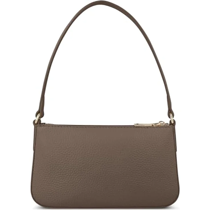 Lazarotti Bologna Leather Schultertasche, elegante Lederhandtasche aus robustem Ziegenleder, 22 cm, schwarz – Bild 5