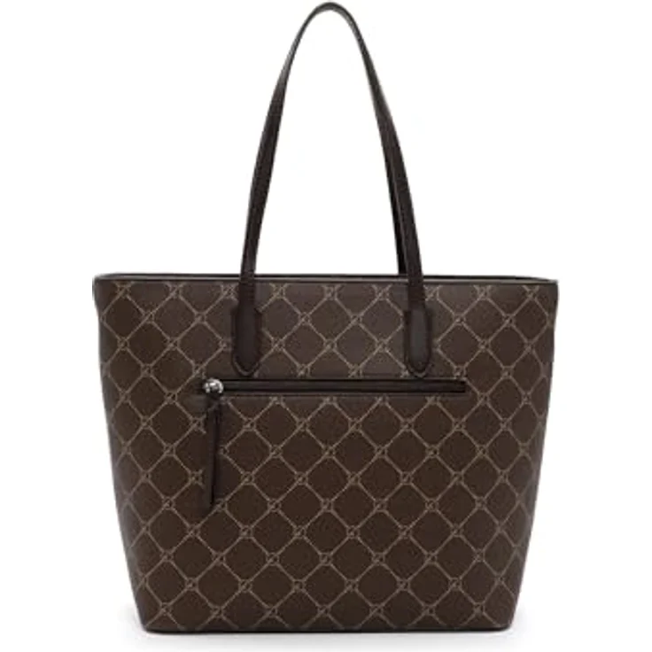 Tamaris Shopper TAS Anastasia, für Damen in Echtleder-Optik mit Karo-Design, Schwarz – Bild 6
