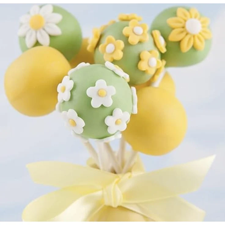 Ruhhy Cake-Pop-Form Magic Bake Silikonform für Kekse & Lollies, 20 Formen, 4 cm, backofenfest, auslaufsicher, Silikonform zum Backen oder Einfrieren, grün – Bild 3
