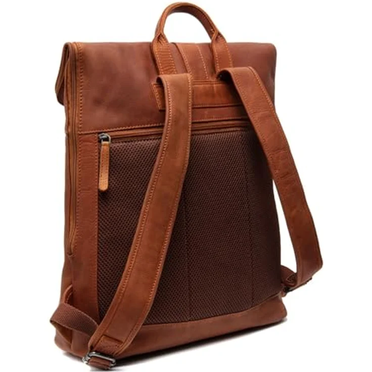 The Chesterfield Brand Daypack Larsson, Leder-Rucksack mit Rolltop-Verschluss und 37 cm Laptopfach, Unisex – Bild 2
