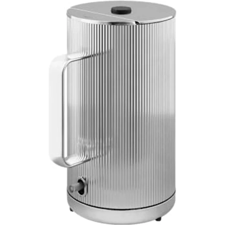 Georg Jensen Wasserkocher Bernadotte Edelstahl, 1,5 l, Art Déco-inspiriertes Design, LED-Lichtanzeige, Edelstahloberfläche – Bild 3