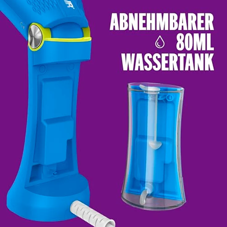 Conair GSC24BLE Dampfbürste TravelSteam Power, kompakte Dampftechnologie mit 20 g/min, blau – Bild 6