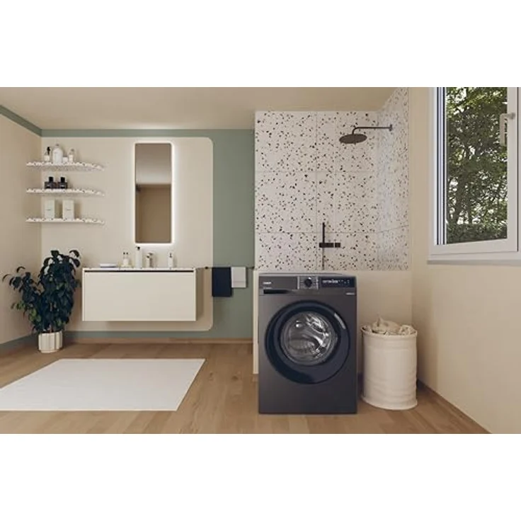 Candy Pro Wash 500 BR 410B8G-S, Frontlader Waschmaschine mit 10 kg Kapazität, 1400 RPM, energieeffizient, anthrazit – Bild 5