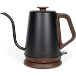 Livoo - Wasserkocher mit Schwanenhals – DOD206 – 1,2 l, 1000 W, Edelstahl, präzises Ausgießen