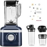 KitchenAid Standmixer K400 Artisan, 5 Geschwindigkeitsstufen, inkl. 500 ml & 200 ml Mitnahmebehälter, schwarz