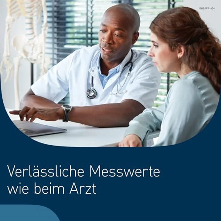 OMRON X2 Smart+ Bluetooth Blutdruckmessgerät, klinisch validiert, Deutsche Hochdruckliga Prüfsiegel, Universalmanschette 22-42 cm – Bild 3