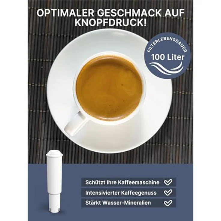 "Comedes Wasserfilter 8er Set, einsetzbar statt Jura Claris White, passend für Jura Impressa Serien E, J, S, X, X, Z" – Bild 6