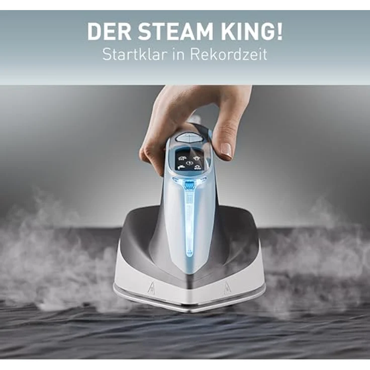 Heinrich´s Dampfbügeleisen HDS 8722, 3200W, 250g/min Dampfstoß, 5,5 Bar, 1,5L Wassertank, 3 Funktionen, Display – Bild 3