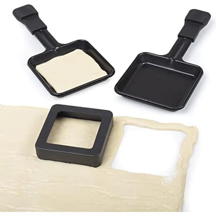 Tristar RA-2736 Multifunktionales Raclette- und Pizzagerät Einstellbarer Thermostat mit doppeltem Heizelement 43 x 23 cm Kochfläche für 8 Personen BPA-frei 1300 Watt, Schwarz – Bild 5