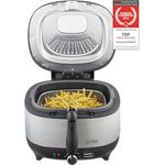 TZS First Austria Fritteuse | 3,5 Liter Fassungsvermögen | Antihaftbeschichtung | isolierter Griff des Frittierkorbs | Luftfilter aus Metall | 1800 Watt