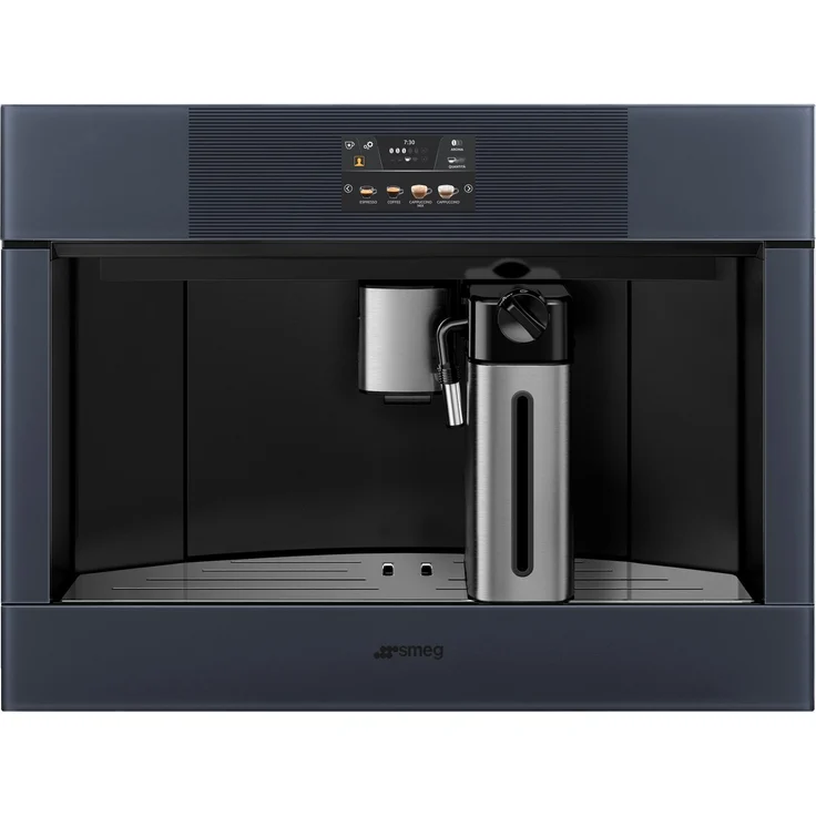 Smeg Einbau-Kaffeevollautomat CMS4104G, Neptune Grey, Touch-Bedienung, TFT-Farbdisplay, 15 bar Pumpendruck