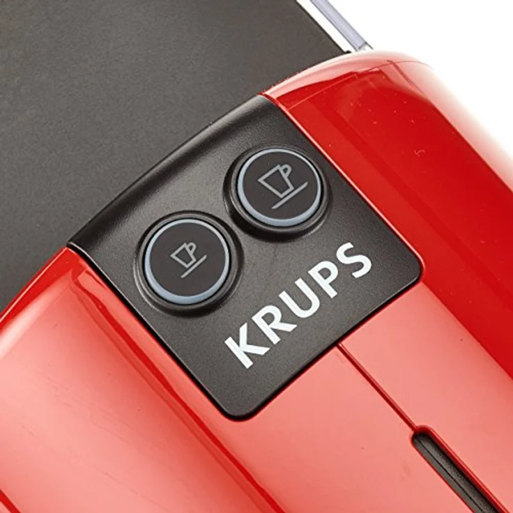Krups Inissia XN 1005 Nespresso ruby red Kaffeekapselmaschine, rot – Bild 3