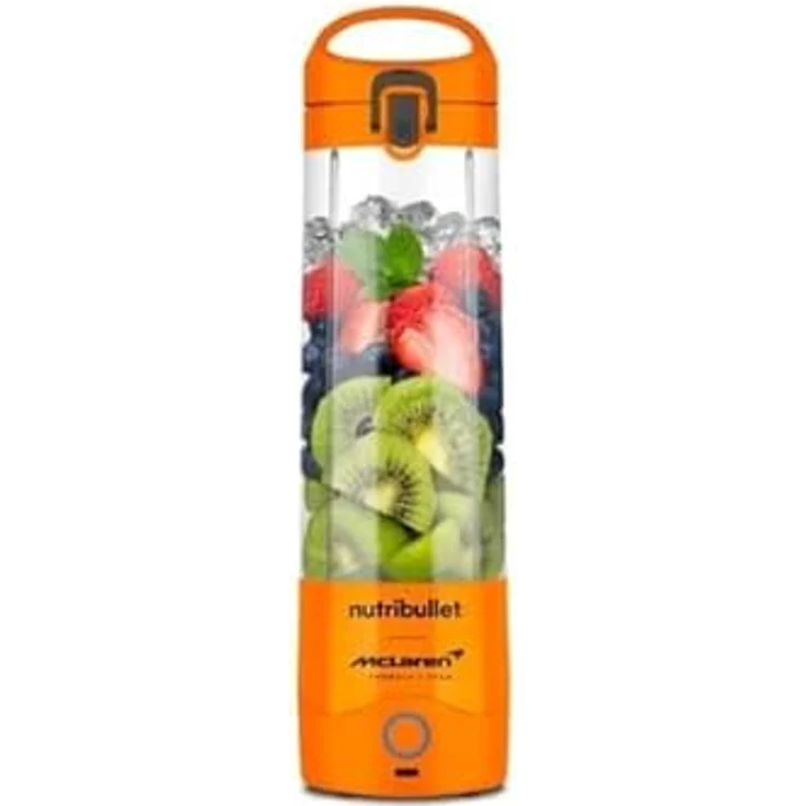 NutriBullet McLaren Cordless Blender, tragbarer Standmixer mit 475 ml Tritan-Mixbecher, orange – Bild 2