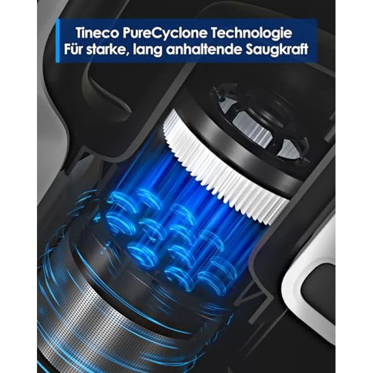 Tineco Akku-Stielstaubsauger A30S Plus, 1L Staubbehälter, Anti Haar-Verhedderung, 60 Minuten Akku Laufzeit, beutellos – Bild 5