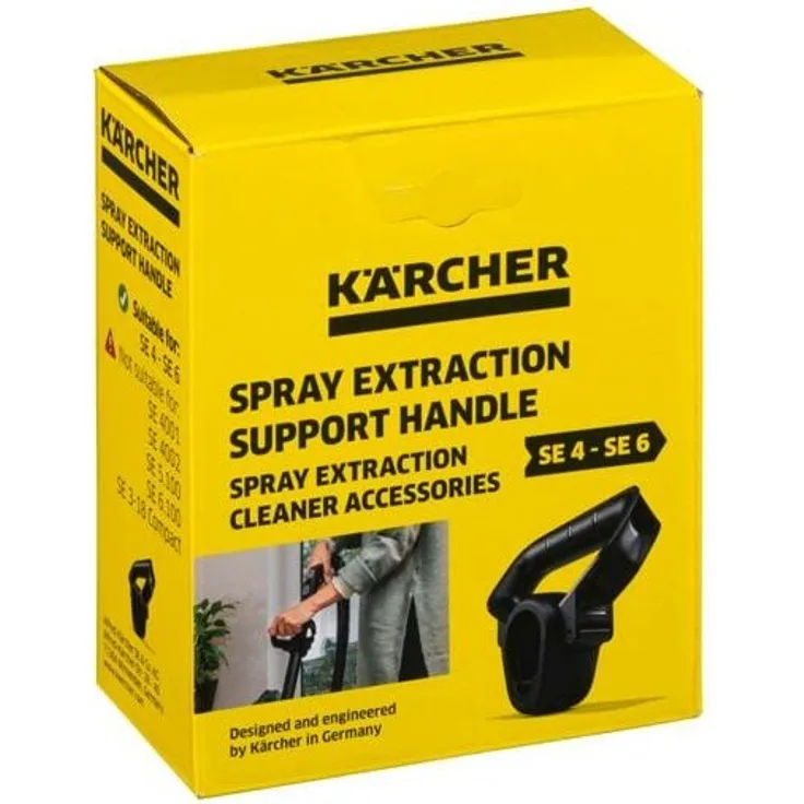Kärcher Support Handgriff, ergonomisches Zubehör für komfortable Teppichreinigung