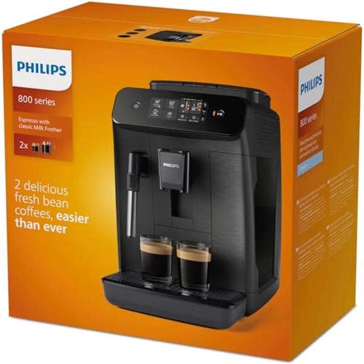 Philips EP0820/00 Series 800 Kaffeevollautomat schwarz, gemahlener Kaffee Einfüllung – Bild 6