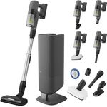 AEG 7000 Akku-Staubsauger AP72UB21ES, kabellos mit All-in-One Station, Auto-Modus, HEPA-Filter, bis zu 50 Min Laufzeit, Dark Grey