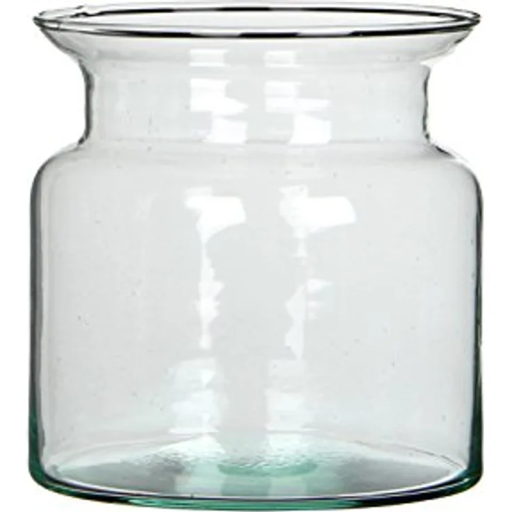 Mica decorations Mathew Glastopf, Transparentes Glas, 15 x 15 x 15 cm, vielseitig einsetzbar, recycle Glas