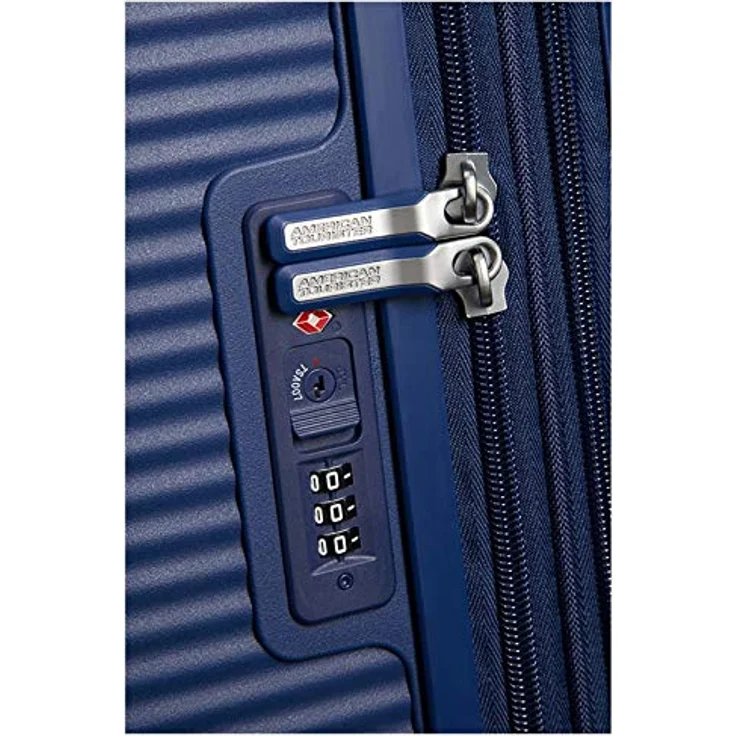 American Tourister Soundbox - Spinner M Erweiterbar Koffer, 67 cm, 81 L, Blau (Midnight Navy) – Bild 5