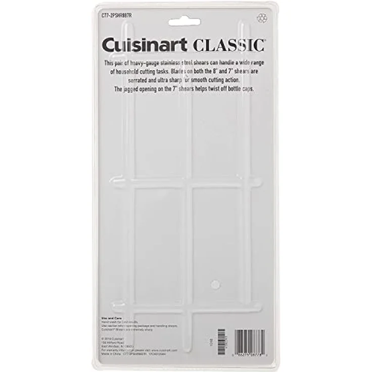 Cuisinart C77–2pshr8b7r 2-. Scheren Set (20,3 cm schwarz, 17,8 cm rot), farbenreiche – Bild 7