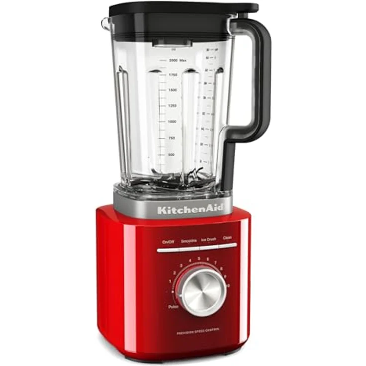 KITCHENAID Pure Power Standmixer 5KSB2073E, 1700 Watt, 2 l, Empire Rot, mit asymmetrischen Edelstahlklingen und Selbstreinigungsprogramm – Bild 1