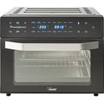 Bimar B301 Digitaler Backofen 30 Liter Elektronische Fritteuse Luftfritteuse Touchscreen Bildschirm, 18 Programme, Edelstahl