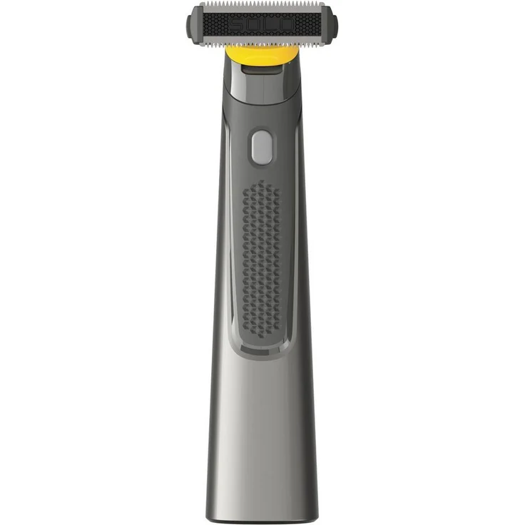 MediaShop Multifunktionstrimmer MicroTouch Titanium Solo, Titanbeschichtete Klingen, bidirektionale Haarentfernung, LED-Beleuchtung, kabellos, inkl. Reinigungsbürste