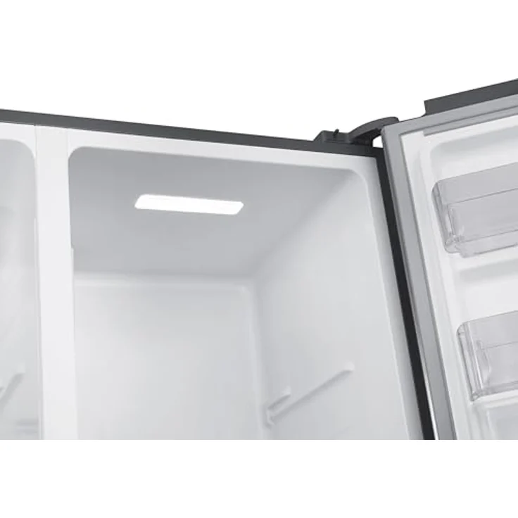 Respekta Side by Side Kühlschrank Gefrierkombi, Inox Look, 288 L Kühlfach, 151 L Gefrierfach, Wasserspender, No Frost, 178 cm – Bild 8