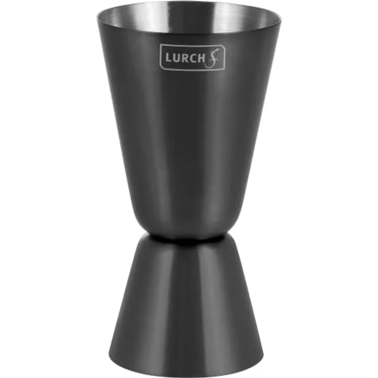 Lurch 240787 Jigger 2cl und 4cl Barmaß zum genauen Abmessen von Spirituosen und Säften, Smokey Grey
