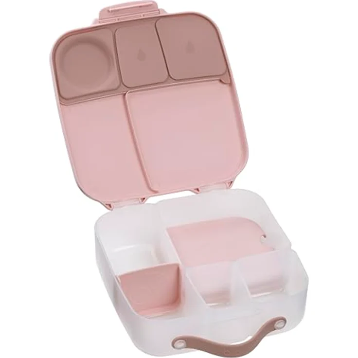 B.Box Blush Crush, Lunchbox mit Fächern und herausnehmbarer Trennwand, rosa, inklusive Eisbeutel – Bild 2