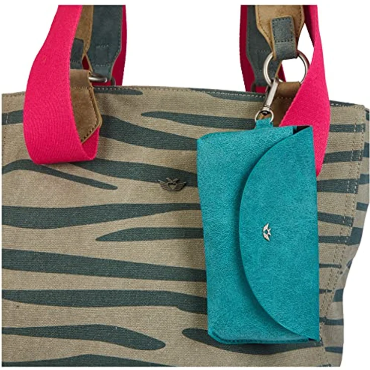 Fritzi aus Preußen Izzy02 Canvas Shopper Tasche, 32 cm x 11 cm x 38.5 cm, grau, 100% Baumwolle – Bild 2