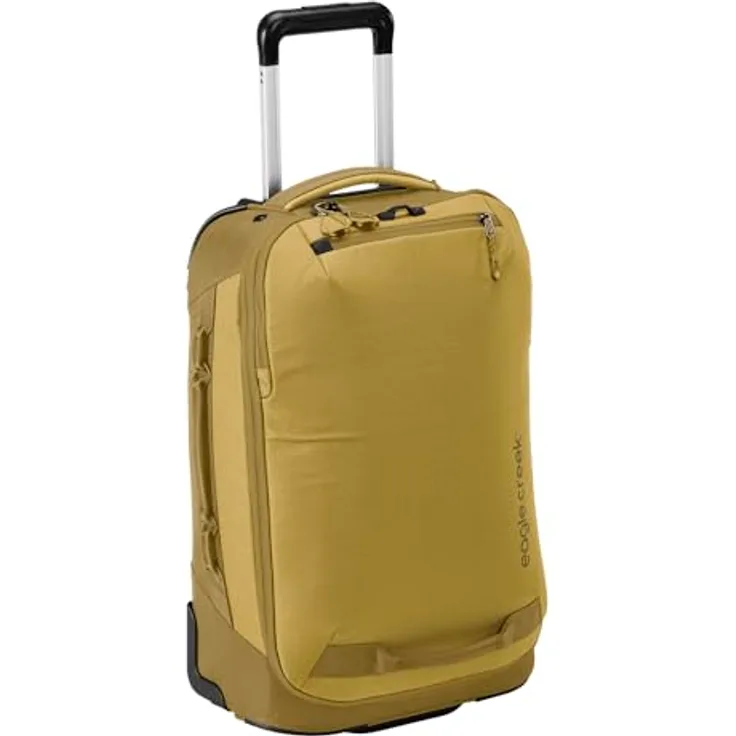 Eagle Creek Expanse Rollkoffer, erweiterbares Hauptfach, verstaubare Rucksackgurte, Gold (2-Räder)