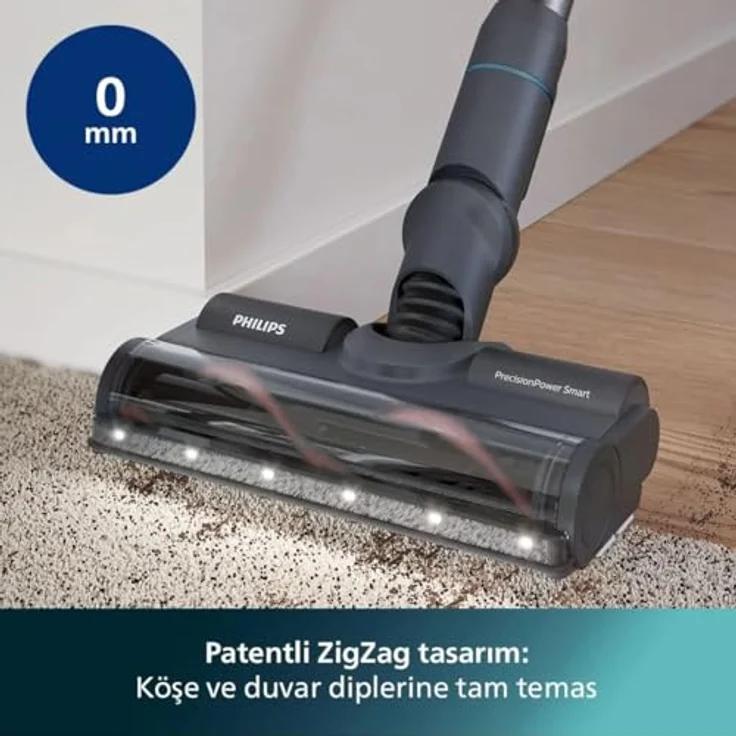 Philips Handstaubsauger Aqua XC7057/01, Akku-Handstaubsauger mit Stiel 7000 Serie, 5-Stufen-Filtersystem, 25,2-V-Lithium-Ionen-Akku, digitalem Display – Bild 6