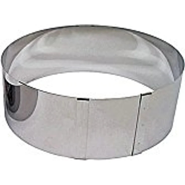 Lares Kuchenring-Tortenring - 18-30cm Ø, H: 9cm - Edelstahl, stufenlos verstellbar - Made in Germany – Bild 2