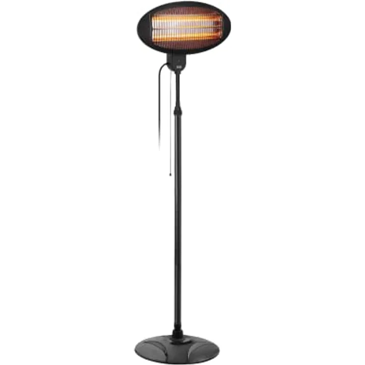 Heizkörper, Terrassen-/Garten, Infrarot, 2000W, Standgerät, Montagemöglichkeiten Wand
