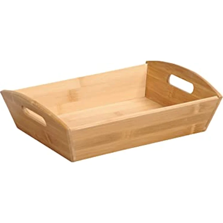 Kesper 57820 Brot- & Aufbewahrungskorb aus Bambus 31,5 x 23 x 9 cm Brotkorb Obstkorb Servierkorb – Bild 1