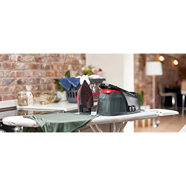 Russell Hobbs Dampfbügelstation Quiet Super Steam Pro (8 Bar Dampfdruck, 1,8l abnehmbarer Wassertank, Kalkschutz-System, 3 Dampfeinstellungen, Vertikaldampf) Bügeleisen, Dampfbügeleisen 24460-56 – Bild 4
