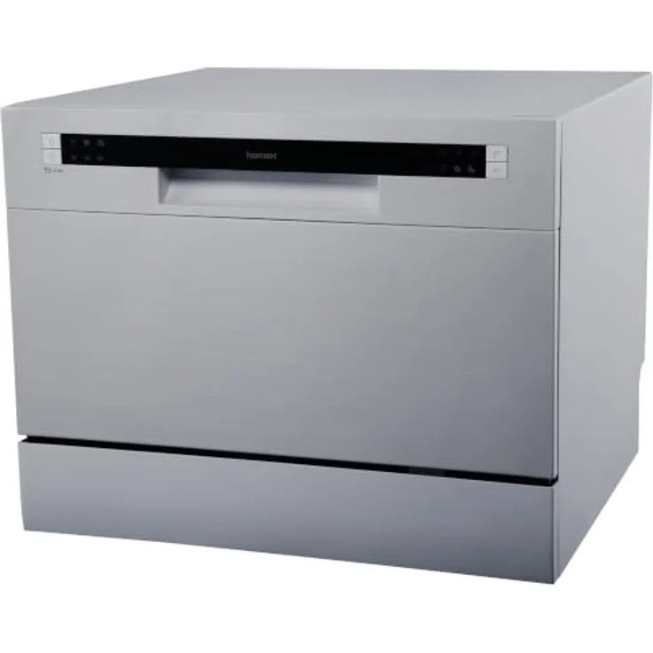 homeX GST6AD-S Mini Geschirrspüler, 6 Programme, AquaStop, für 6 Maßgedecke, Silber – Bild 12