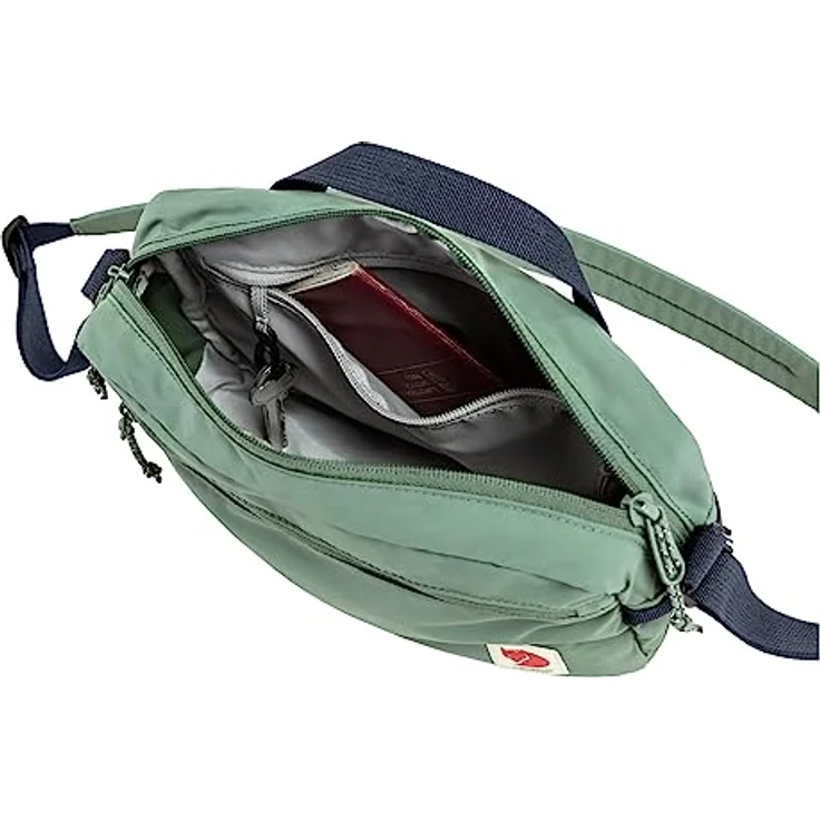Fjällräven High Coast Crossbody Umhängetasche, 24 x 16 x 7 cm, Grün aus Polyamid – Bild 5