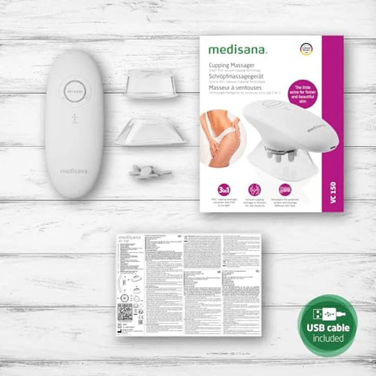 Medisana, Massagegerät, 88603 VC 150 Vacuum Cupping - Schröpfmassage mit 6 EMS-Stufen, flexible Anwendung – Bild 6