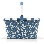 reisenthel carrybag frame daisy blue – Stabiler Einkaufskorb mit viel Stauraum und praktischer Innentasche – Elegantes und wasserabweisendes Design