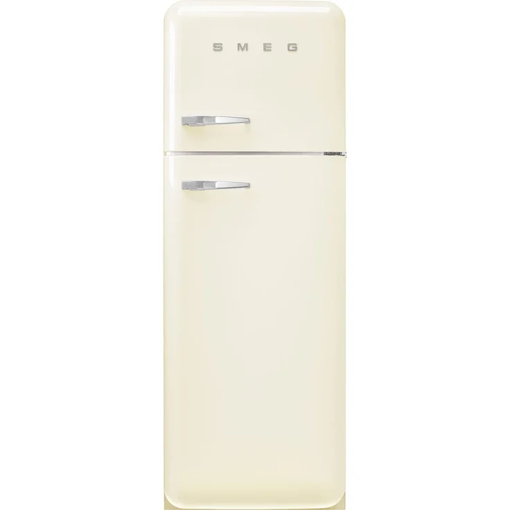 Smeg FAB30RCR6 Kühl- und Gefrierkombination, 294 l, 2-türig, freistehend, cremefarben, 50's Style