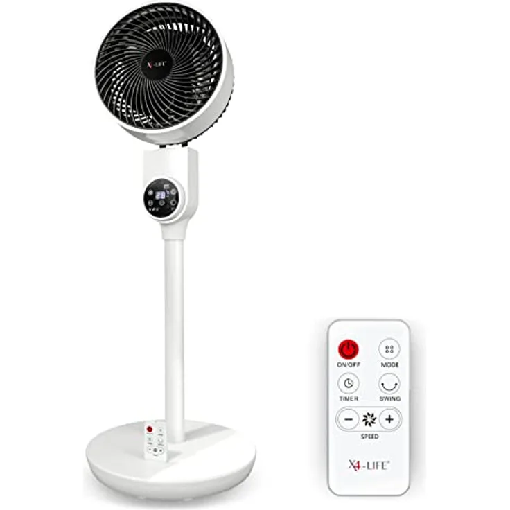 X4-LIFE Floor Fan Pinguin DX der Bodenventilator für die komplette Wohnung - flüsterleise - effizient - sparsam und flexibel