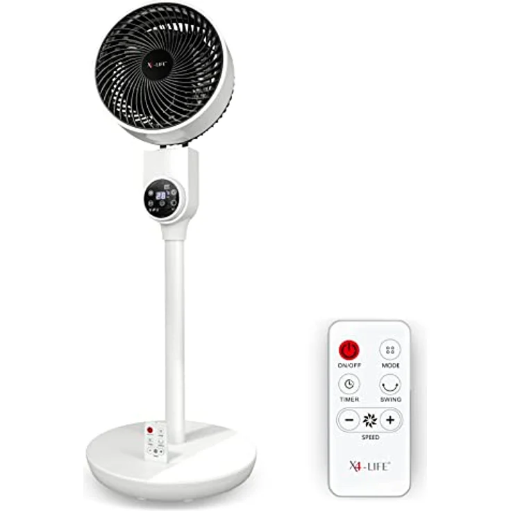 X4-LIFE Floor Fan Pinguin DX der Bodenventilator für die komplette Wohnung - flüsterleise - effizient - sparsam und flexibel – Bild 1